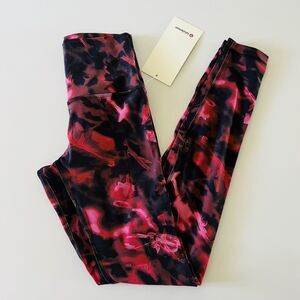 LULULEMON ATHLETICA Intensity Pink Blossom Align HR Pant 28" Leggings - US 4